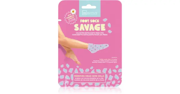 Idc institute exfoliating printed foot mask