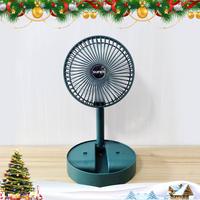Foldable & Retractable Small Fan, Multifunction USB Rechargeable Desktop Fan, Portable Fan for Home Office Outdoor, Fan for B...