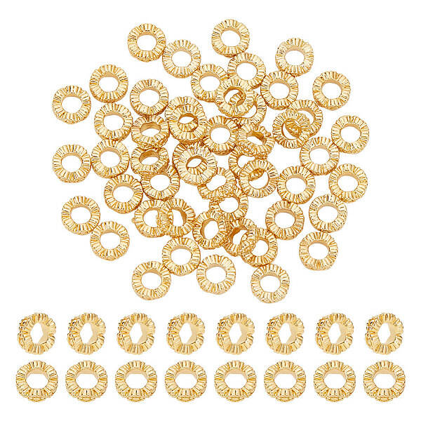 50Pcs Brass Spacer Beads