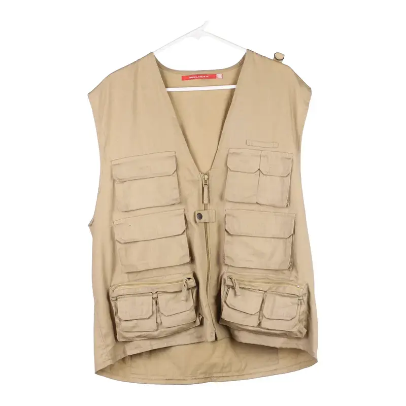 Solista Gilet - Large Beige Polyester