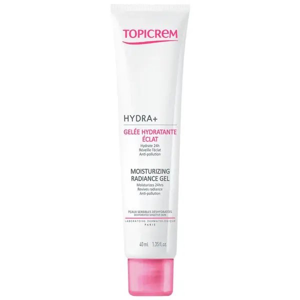 Topicrem Hydra+ - Luminous Moisturizing Jelly - Dehydrated Sensitive Skin 40 ml