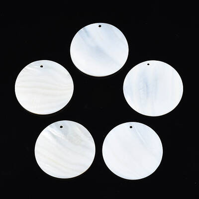 Natural Freshwater Shell Pendants