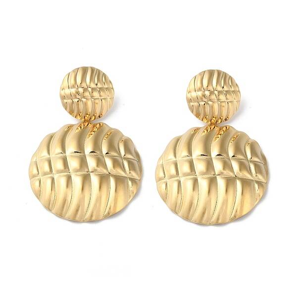 304 Stainless Steel Dangle Stud Earrings