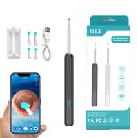 NE3 Ear Wax Remover Camera Wireless HD Ear Endoscope Spoon Pick Cleaning Tools Kit CleanEar Pro, Rechargeable Ear Wax Removal...