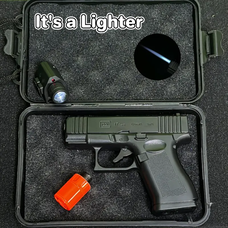 (Gas Not Included)Windproof Butane Lighter Refillable Torch Ligher For Cooking & Daily Use,Halloween Gift,OutdoorFun,Camping ...