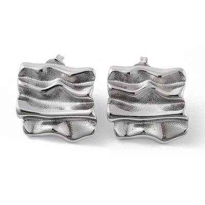 Non-Tarnish 304 Stainless Steel Stud Earrings