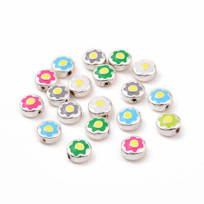 Alloy Enamel Beads