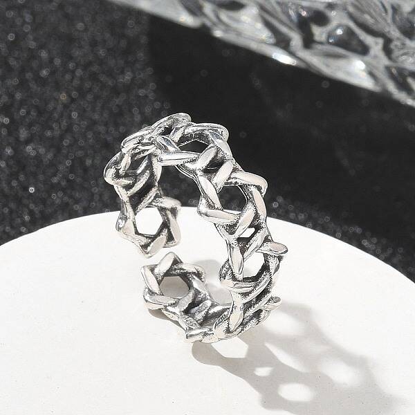 Sterling Silver Open Cuff Rings for Women