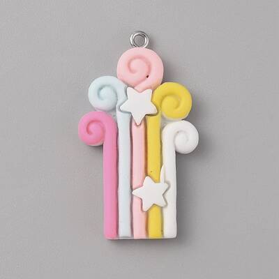 Opaque Resin Pendants