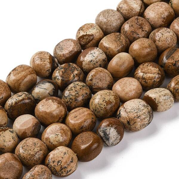 Natural Picture Jasper Beads Strands