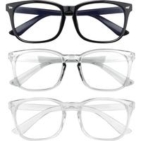 3Packs, 2 Packs Blue Light Blocking Glasses, Blue Light Glasses Men/Women Eyeglasses Bluelight Eyestrain