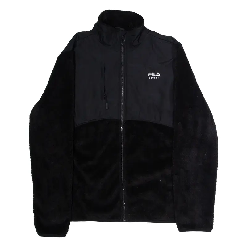 FILA Womens Fleece Jacket Black XL