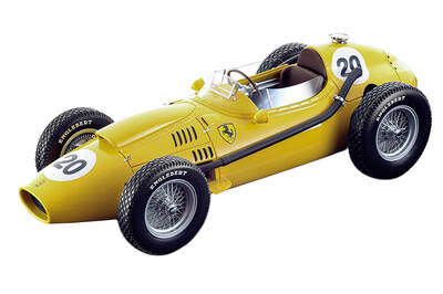 Ferrari Dino 246 #20 Oliver Gendebien (Ecurie Francorchamps Team) Formula 1 (F1) Belgium Grand Prix 1958 Mythos Series Limite...