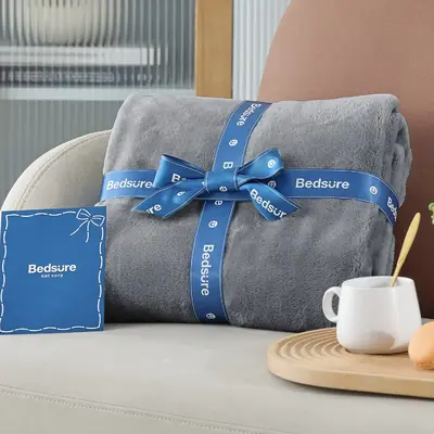 Bedsure Flannel Fleece Blanket—Softer, Warmer, and Perfect for Every Season; Multi-Color, Ideal for Bed, Couch, Home Bedroo...