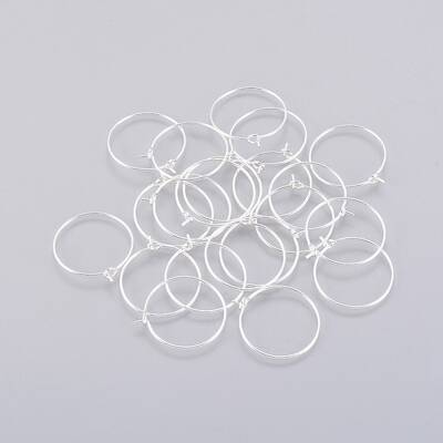 Brass Wine Glass Charm Rings