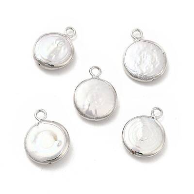 Baroque Natural Keshi Pearl Pendants