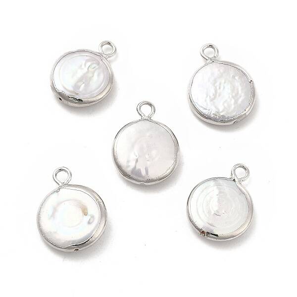 Baroque Natural Keshi Pearl Pendants