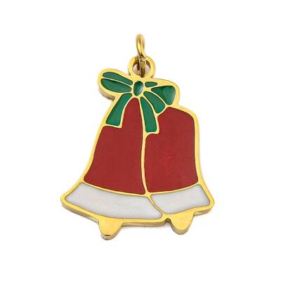 Christmas Theme Ion Plating(IP) 304 Stainless Steel Pendants