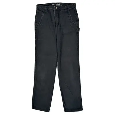 Dickies Carpenter Trousers - 30″ Waist Black Cotton Blend