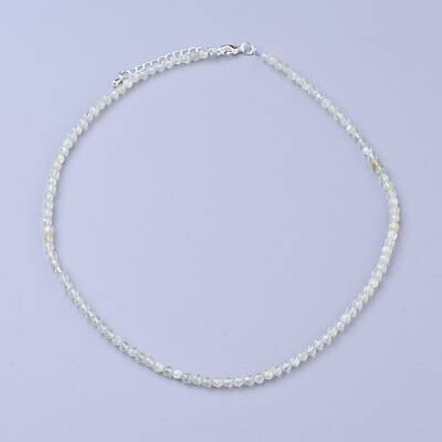 Natural Prehnite Beaded Necklaces