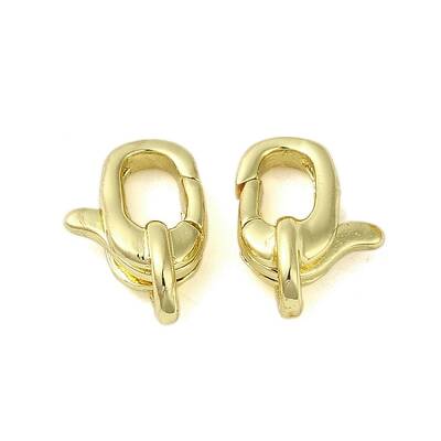 Brass Lobster Claw Clasps