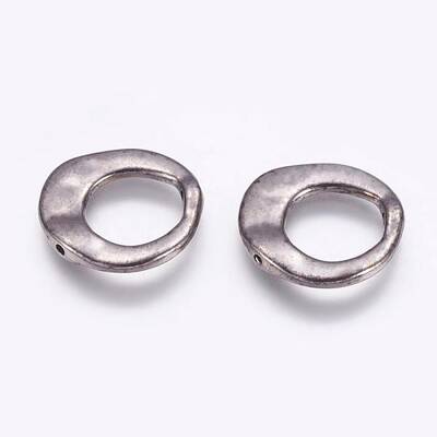 Tibetan Style Irregular Ring Bead Frames