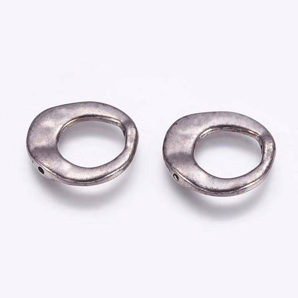 Tibetan Style Irregular Ring Bead Frames
