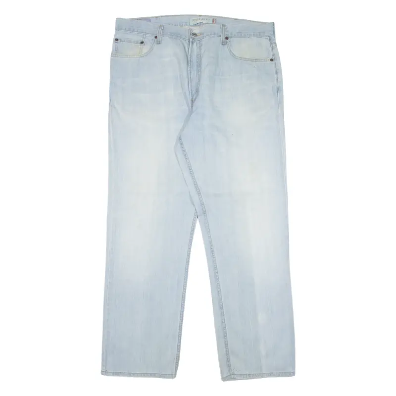 LEVI'S 505 Jeans Mens Blue Regular Straight Stone Wash W40 L30