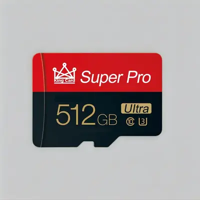 512GB Micro SD Memory Card, 1 Count Durable Design Memory Card for Smartphone, Tablet and Camera Storage, High Capacity Acces...