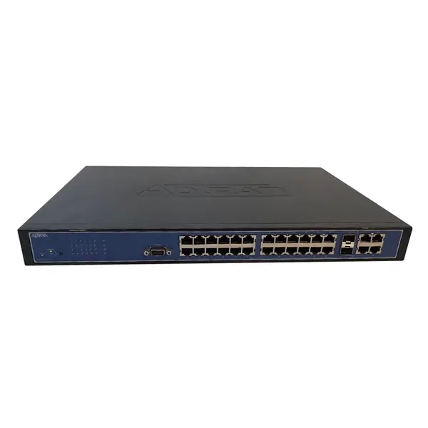 Adtran 1700595G1 | NetVanta 1234 Ethernet Switch with PoE 2 x SFP Shared 24 x 10/100Base-TX LAN 4 x 10/100/1000Base-T LAN