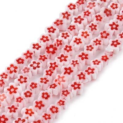 Handmade Millefiori Glass Bead Strands