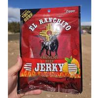 Blazing Hot NEW LOOK El Ranchito Crunchy Beef Jerky Net Wt. 2 oz