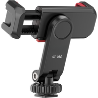 Phone Tripod Mount Holder for  -  ST-06S Camera Hot 2 Cold Shoe Phone Mount Compatible for  Android   DJI Ronin S/SC Zhiyun G...