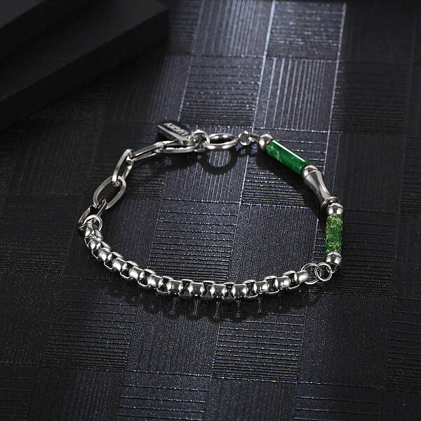 Simple Stainless Steel Chain Bracelet for Daily Unisex Wear