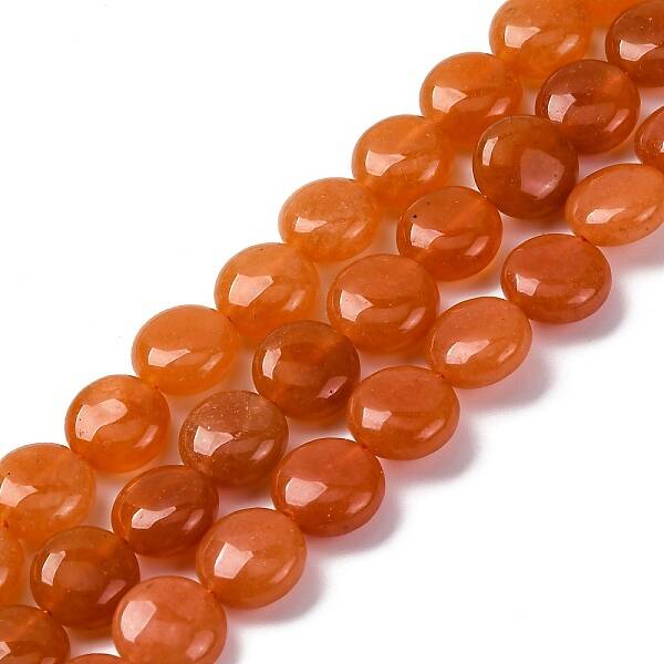 Natural Red Aventurine Beads Strands