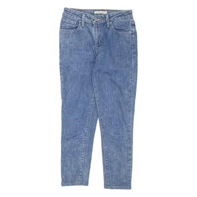 LEVI'S 721 High Rise Womens Jeans Blue Slim Skinny W26 L24