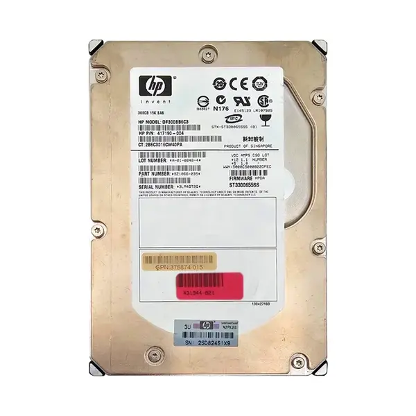 431944-B21 HP 300GB 3Gb/s SAS 15000 3.5-inch Hard Drive