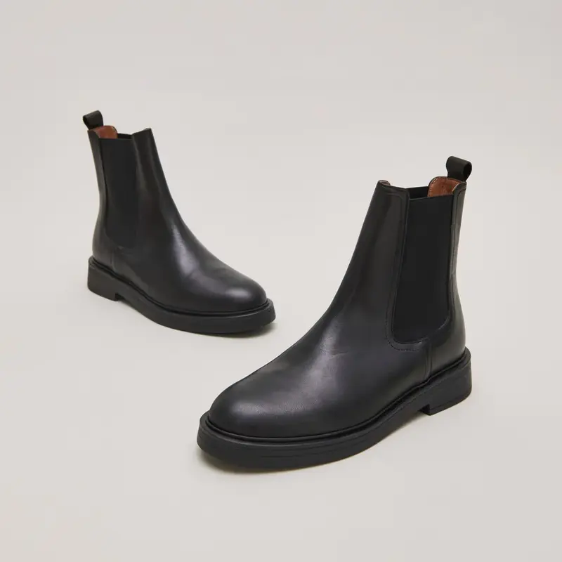 225- Agen Cuir Noir | Color: NOIR | Size: 41