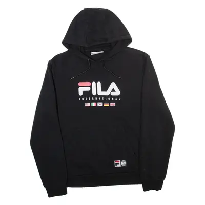 FILA Mens Black Hoodie M