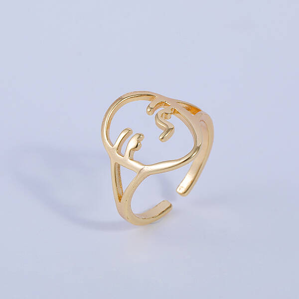 Brass Cuff Rings for Women