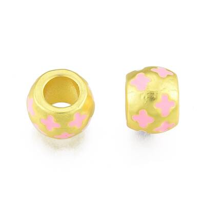 Alloy Enamel European Beads