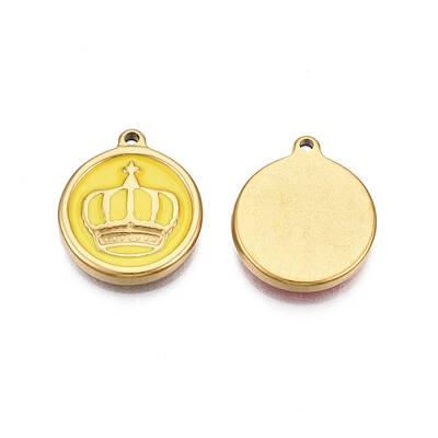 304 Stainless Steel Enamel Pendants