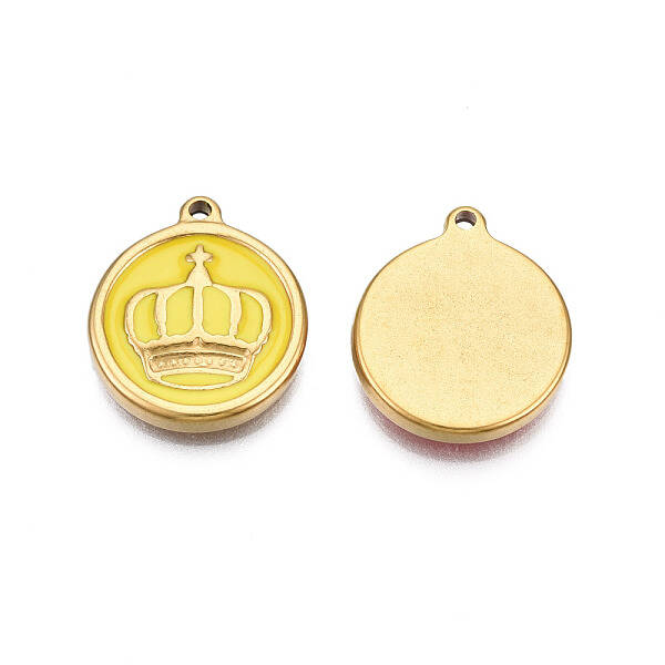 304 Stainless Steel Enamel Pendants
