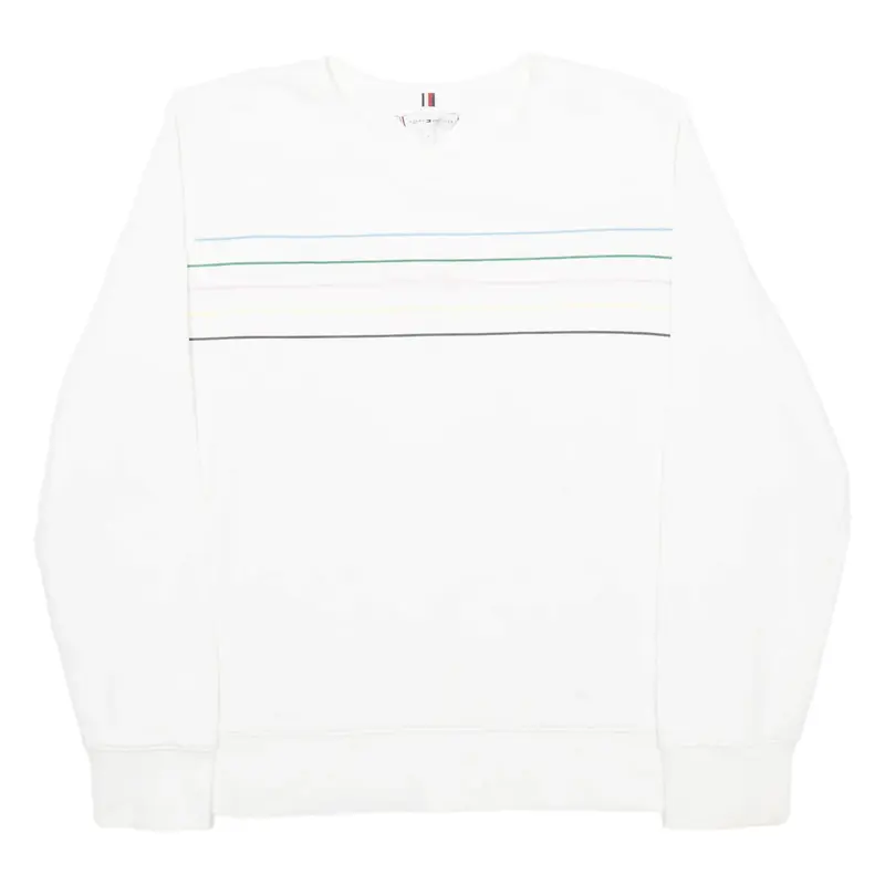 TOMMY HILFIGER Womens Sweatshirt White S