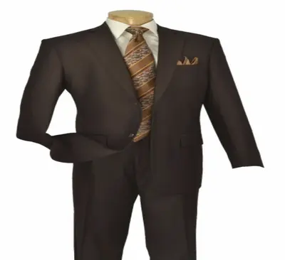 Vinci Men's Big & Tall 2-Piece Poplin Suit - Discounted Prices
