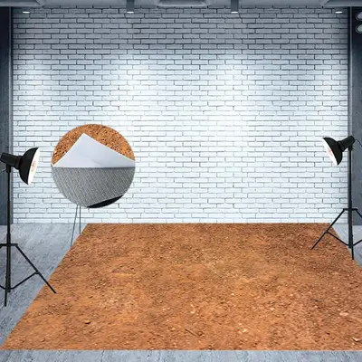 Natural Yellow Soil Sand Gravel Fabric Floor Mat - Aperturee