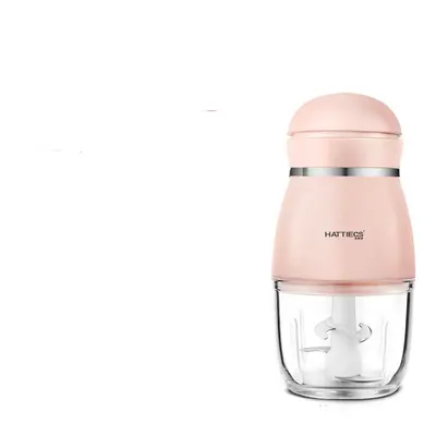 Home Kitchen Baby Supplement Cooking Machine | Color: Pink | style: 4Page Knife | Electrical outlet: USB