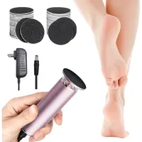 Electronic Foot File Grinder with 60pcs Replacement Sandpaper Disk, Powerful Electric Callus Remover Professional Pedicure To...