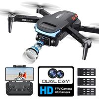 D94 Drone with HD Dual Camera, RC Quadcopter Drone with Light, Avoiding Obstacles, Headless Mode, 3 Batteries Accessories Rem...