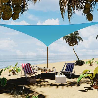 Garvee UV Block Outdoor Triangle Sun Shade Sail Canopy – Waterproof Heavy Duty Patio & Garden Sun Protection – Easy Insta...